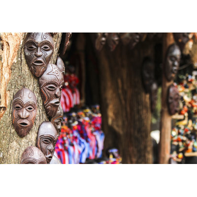 Masques d'Afrique - Photographie sur toile tendue