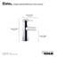 Kohler Elate Single-Handle Bathroom Faucet, One Hole Bathroom Sink Faucet, 0.5 gpm, Matte Black Bathroom Faucets-330810075