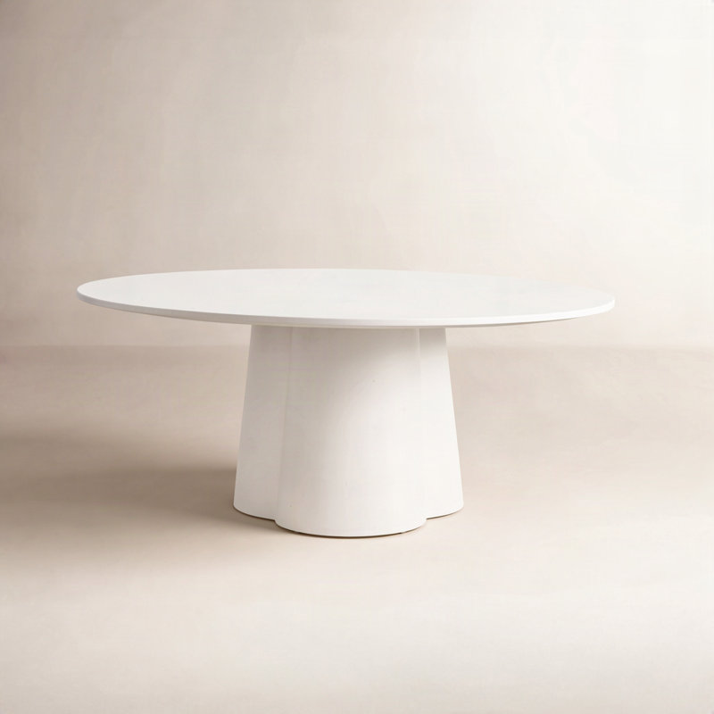 Summerfield Granada Dining Table-White Concrete