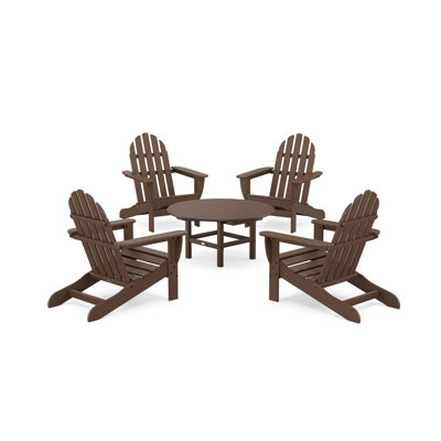 POLYWOOD Classic Adirondack Conversation Set