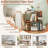 1 Pcs 3-tier Bookshelf Geometric Bookcase Side Table With Open Storage Display Shelf-104415492