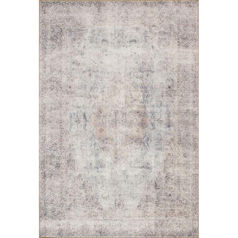 Dereck Hand Hooked Oriental Indoor Rug, Rectangle 7'6" x 9'6"