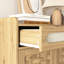 Buffet avec tablette réglable et tiroir pour le rangement des fournitures pour animaux dans le vestibule