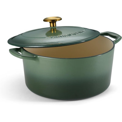 Tramontina Bestow Enameled Cast Iron Dutch Oven Pot with Lid, Round