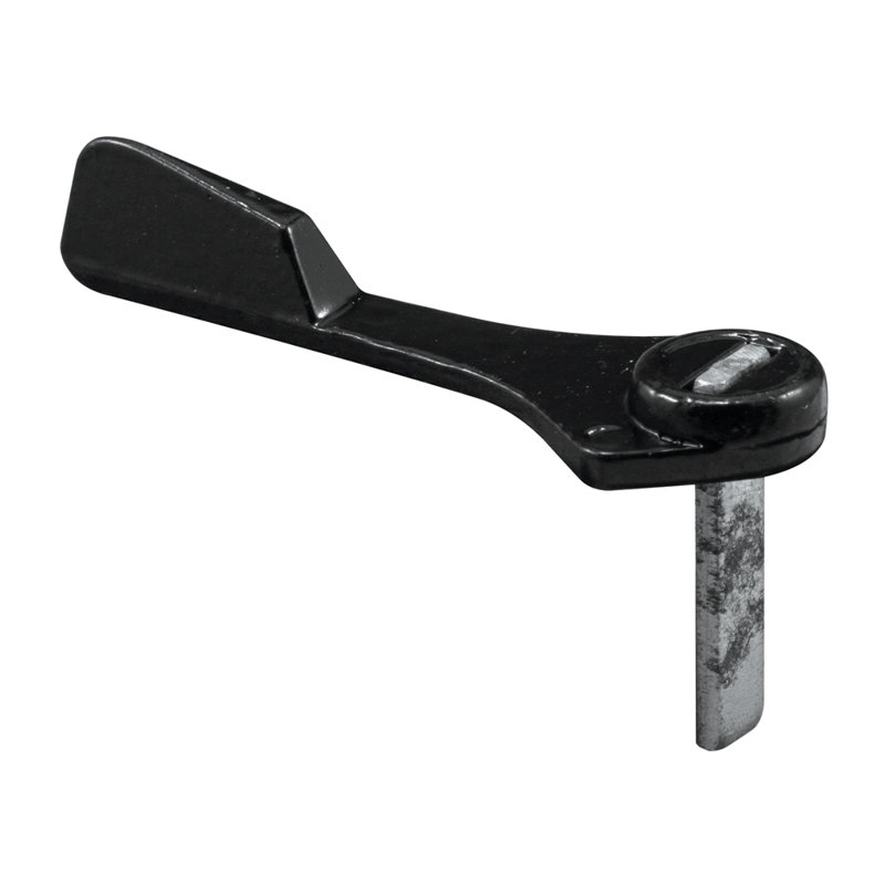 Levier de verrouillage de porte coulissante noire (paquet simple)