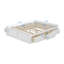Structure de lit plateforme en bois grand format avec six tiroirs-6004116