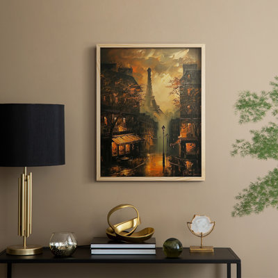 «LANDSCAPES Series CCCCLI», reproduction encadrée - bois massif