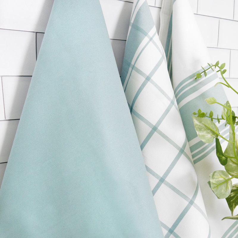 All-Clad Woven Bistro Kitchen Towels, Rainfall