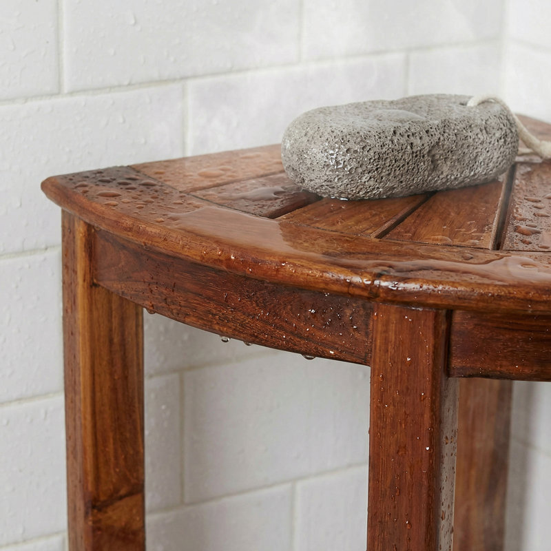 Bardh Solid Wood Accent Stool