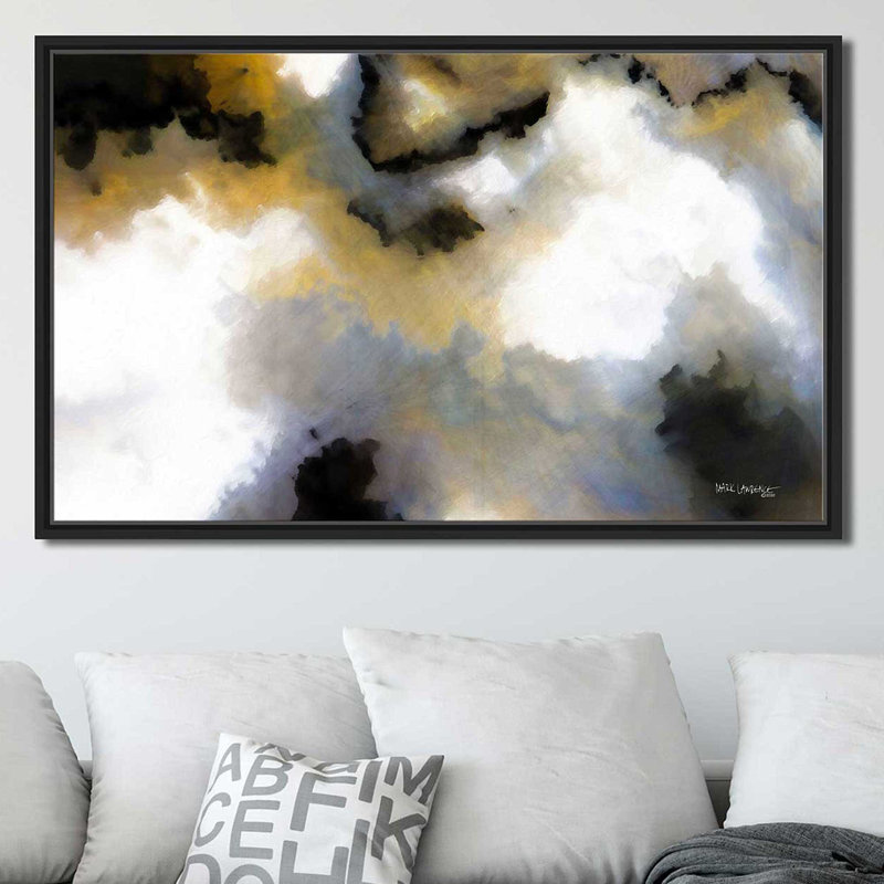 «Mark 9:23 Just Believe» par Mark Lawrence - reproduction, H 27,5 po x l 43,5 po x P 2 po, Cadre flottant noir