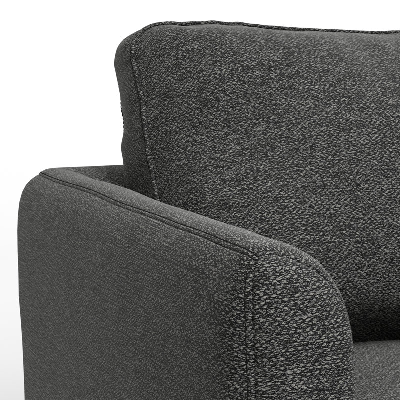 Canapé Livingston, Gris anthracite , L 90 po
