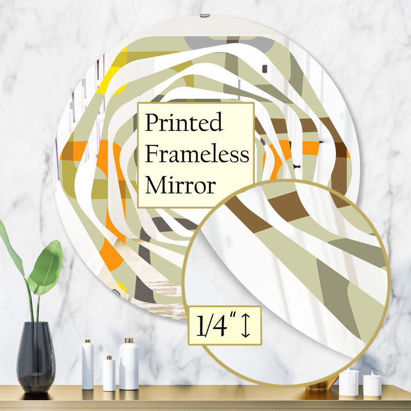 Miroir mural Whirl, H 31,5 po x l po