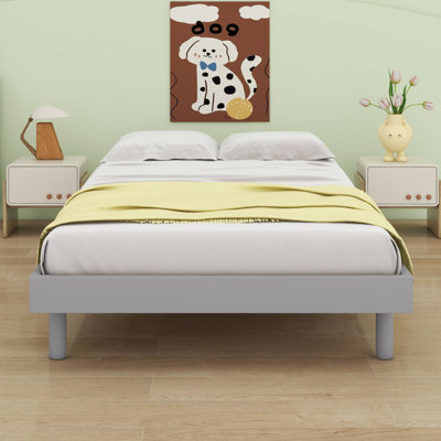 Modern Design Floating Platform Bed Frame