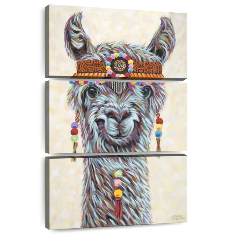 Lama hippie Brampt I, H 32 po x l 20 po