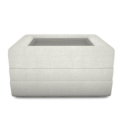Boyden Ottoman with Wood Tray