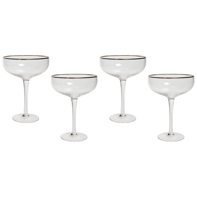 Algaba 450ml Handmade White Wine Glass Set