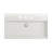 BOCCHI Milano 18.3'' Fireclay Rectangular Bathroom Sink with Overflow-90558807-94265178