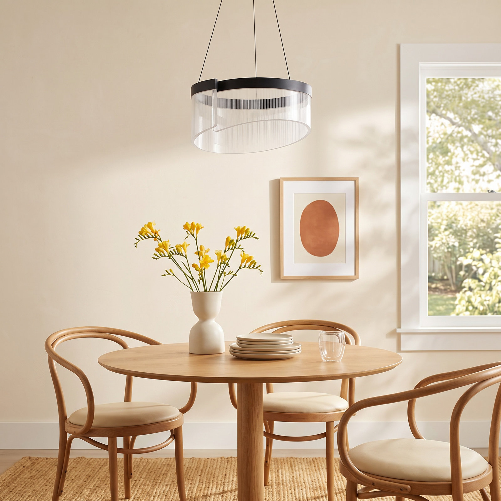 Hamlin Single Light Acrylic LED Pendant