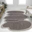 Tapis d'intérieur / extérieur brun clair / beige Monte Modern-938657990