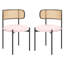 Chaises de salle à manger rembourrées Modern - ensemble de 4-1111534834