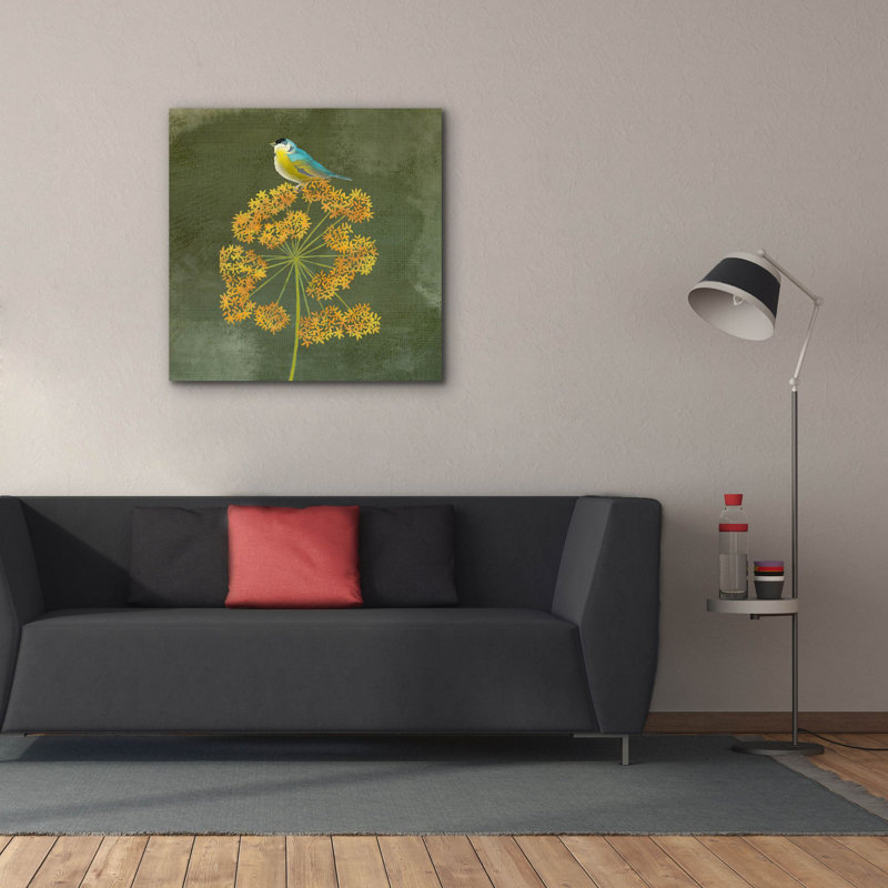  «Birding Collection E» par Chariklia Zarris, art mural sur toile, 37 po x 37 po