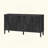 59.8" 4-Door Sideboard,Hidden Handle,Distinctive Solid Ash Veneer Buffet With Storage, Farmhouse Sideboard TV Stand For Living Room, Hallway, Dining, Wood Office Credenza-159645420
