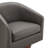 Bennett Faux Leather Swivel Barrel Chair-115700656