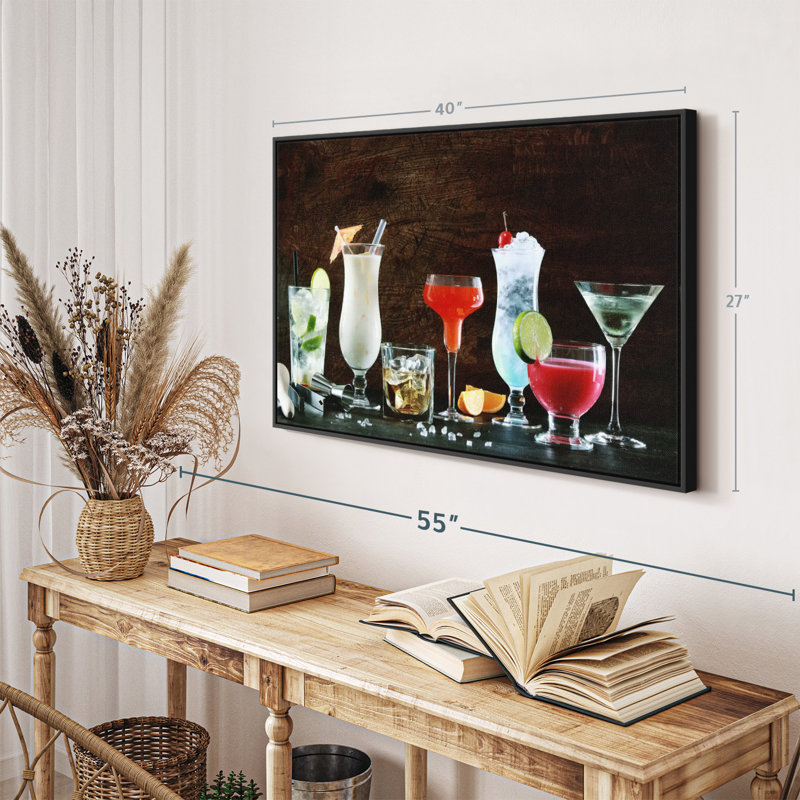 Impression sur toile Cocktail Spread, H 27 po x l 40 po