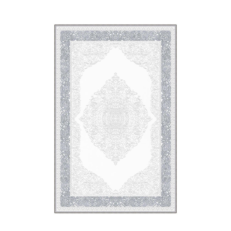 Luxueux tapis tissé imprimé en 3D, 55,1 po x 86,6 po | 100% polyester, antibactérien, lavable à la machine | Pois en feutre antidérapant en PVC, d'une hauteur de poils de 0,3 po | Parfait pour le salon, la chambre à coucher et la décoration intérieure