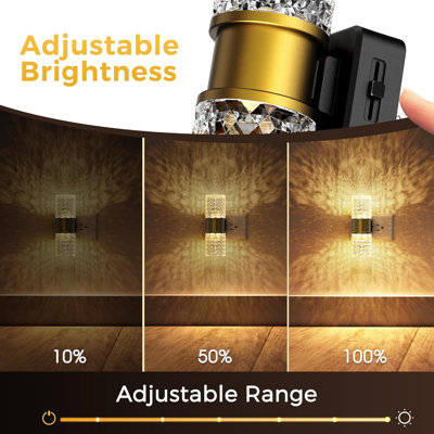 LED Night Light,Dimmable Night Lights Plug into Wall,2 Pack 0-100LM Adjustable Brightness LED Night Light