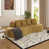 Chenille jaune moutarde