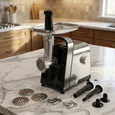 Spector 3-in-1 Electric Meat Grinder Mincer 2800W  Sausage Filler Kibbe Maker