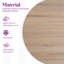  Ensemble de 4 tablettes murales cubiques flottantes pour la découverte de l'espace, chêne clair-65563794