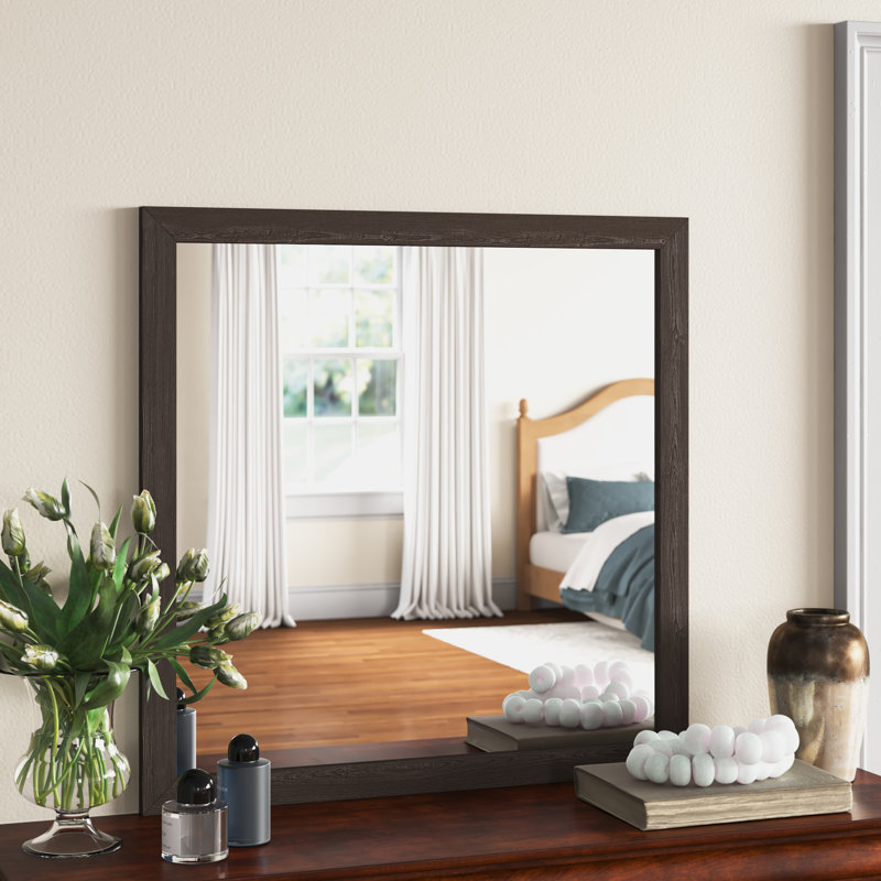 Valverde Engineered Wood Flat Wall Mirror