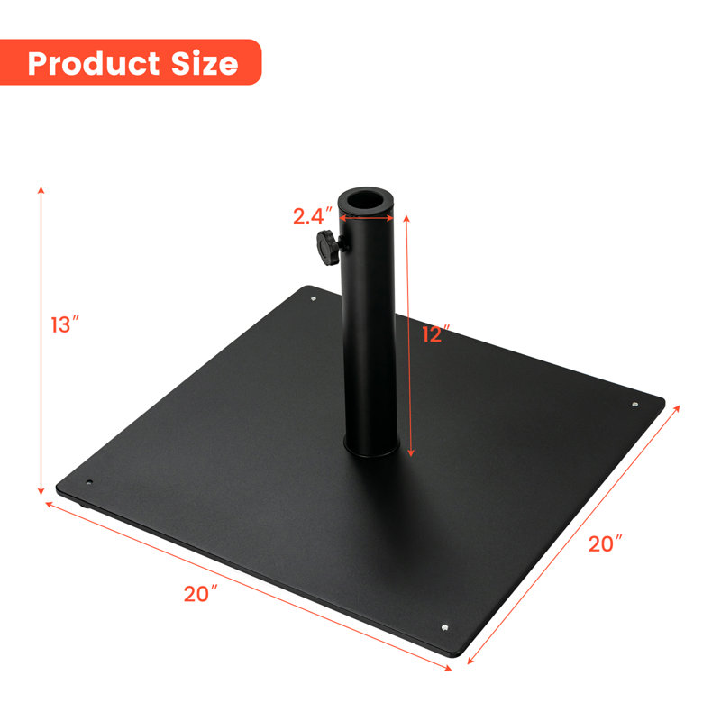 36 Lb. Steel Free Standing Umbrella Base