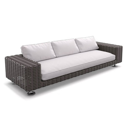 Paros Outdoor 3 - Seat Patio Sofa