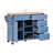 Cisca 52.8 " W Kitchen Island with Solid Wood Top-1864832969