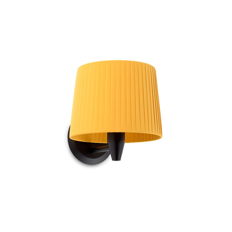 Samba Wall Lamp, Black, Yellow