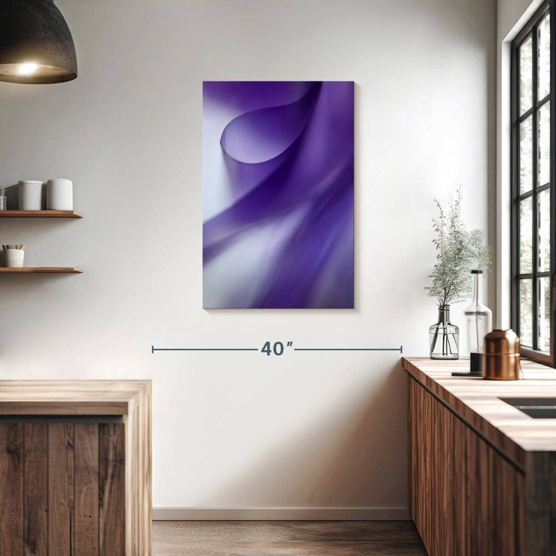 Avery Curves In Purple, 36" H x 24" W