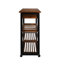 Chariot-bar en bois massif Kilgo