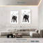 Brampt chien abstrait noir-108521618