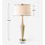Lampe de table en travertin Lavena
