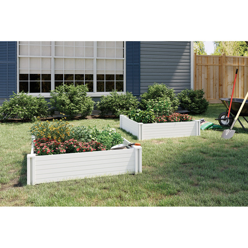 Jardin surélevé en plastique 4 pi x 4 pi