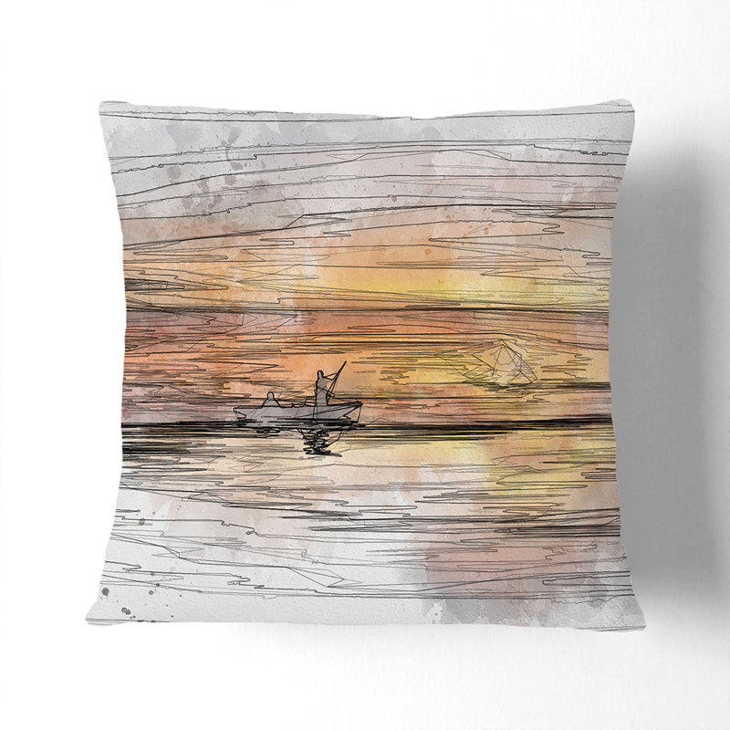 Square Cushion, 40cm H x 40cm W x 15cm D, Black