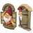 Knothole Gnomes 2 Piece Garden Welcome Tree Statue Set