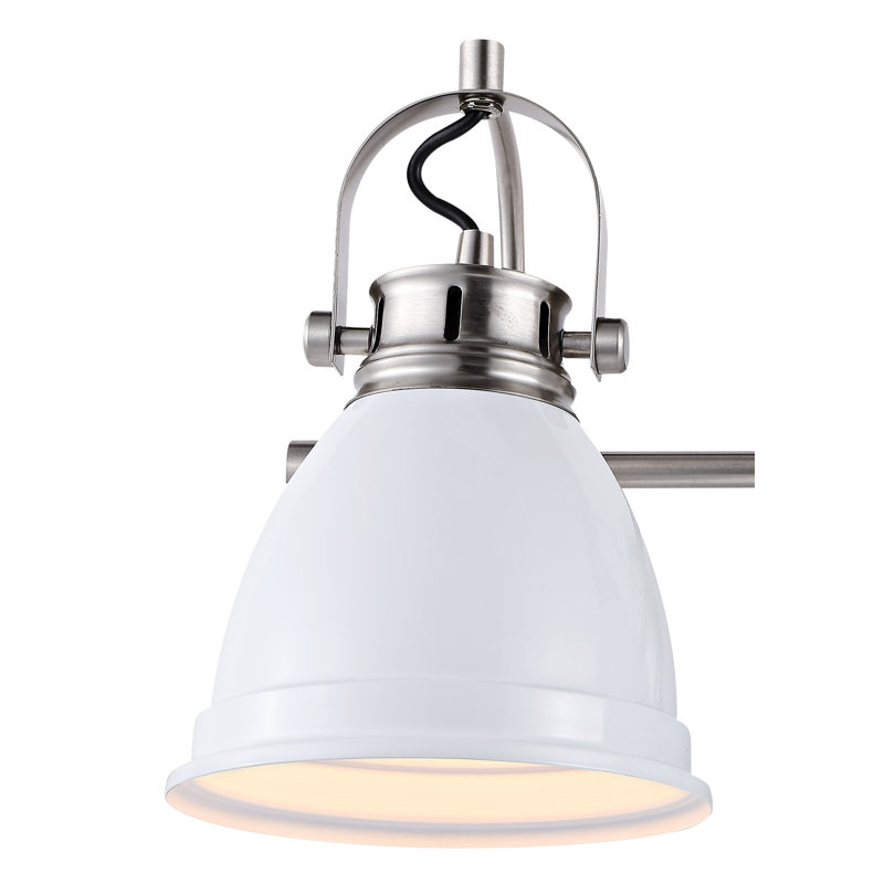  Éclairage pour meuble-lavabo Lejuan, Blanc, Nickel, 3