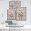 Reproduction encadrée FLORAL Series CECLXVI - bois massif-139890719