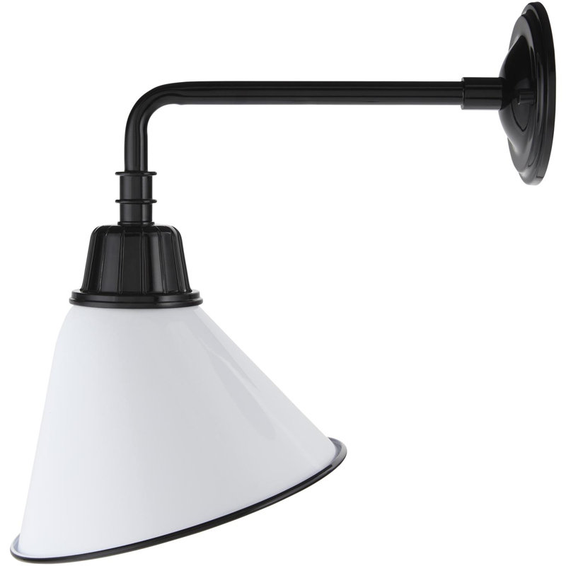 Sumner Iron Armed Sconce, White