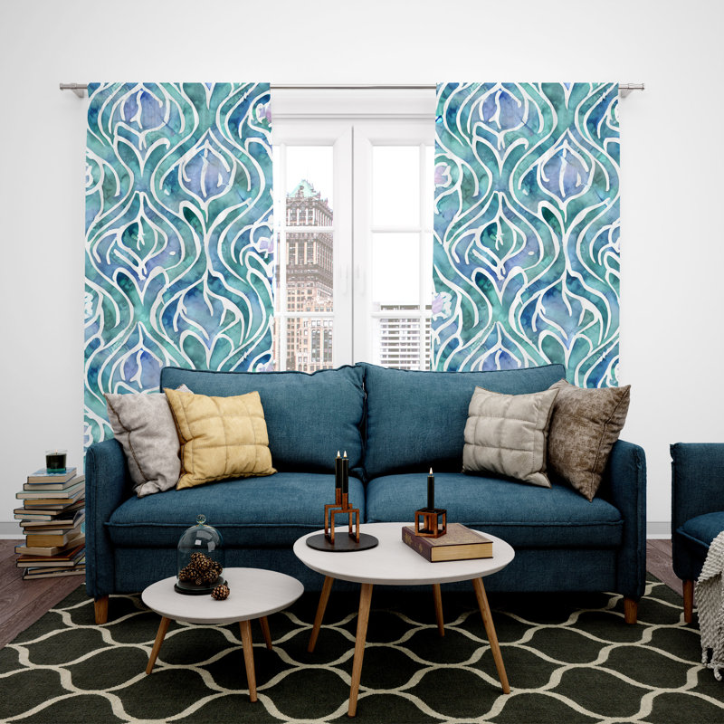 Rideau en polyester Ginsue, L 40 po x L 61 po