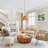 1-Light Organic Rattan Pendant Light